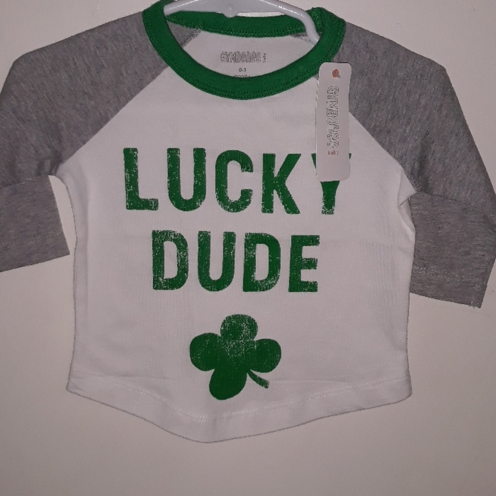 Baby boys st Patrick's day shirt